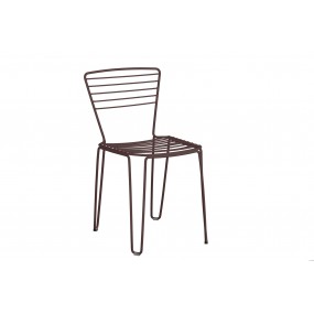 Židle MENORCA - hnědá