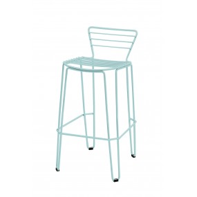 Barová židle MENORCA vysoká - modrá