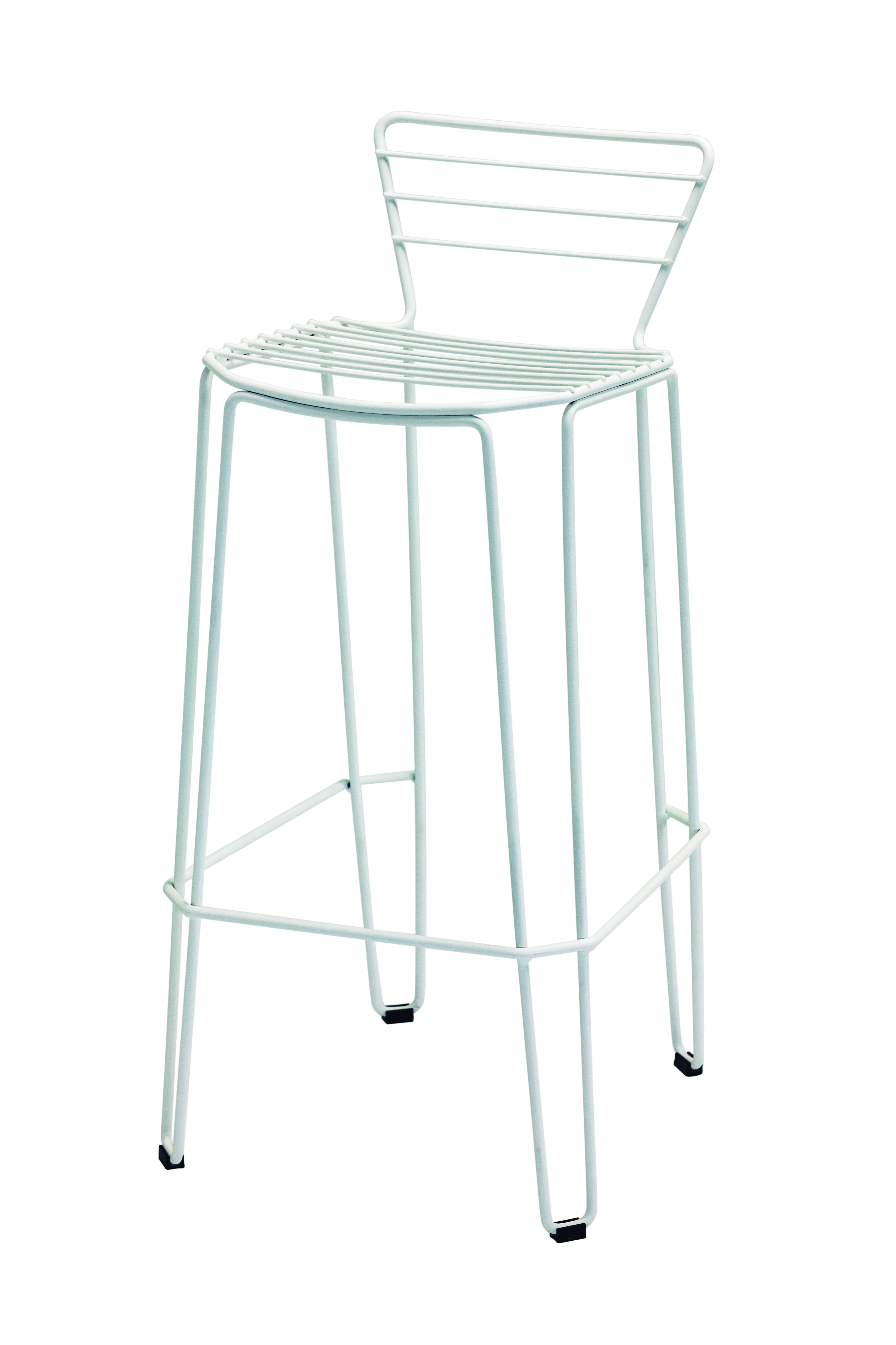 Levně ISIMAR - Barová židle MENORCA vysoká - bílá