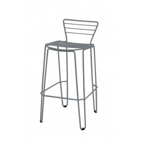 Barová židle MENORCA nízká - šedá