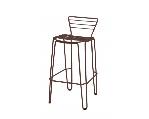 MENORCA high bar stool - brown