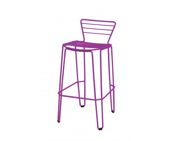 Barová židle MENORCA vysoká - fialová