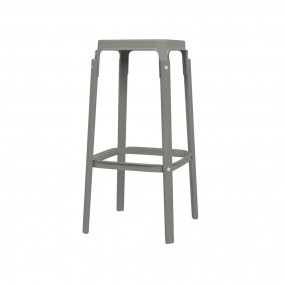 STEELWOOD STOOL high bar stool - grey