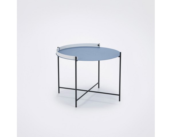 Konferenčný stolík EDGE, 62 cm, modrý