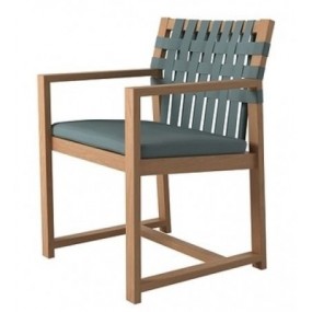 NETWORK chair upholstered with armrests