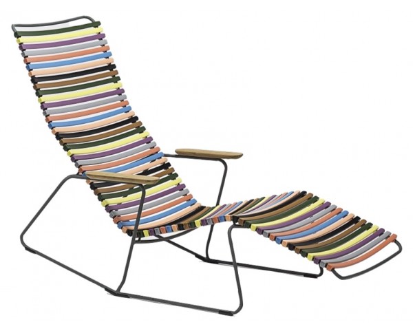 Lounger CLICK, 2 positions, multicolor 1