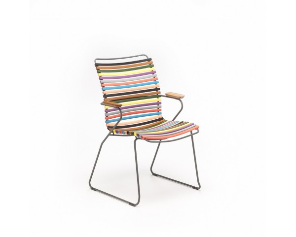Židle CLICK s područkami vyšší, multicolor 1