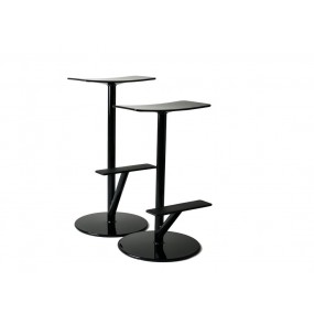 Bar stool SEQUOIA high - black
