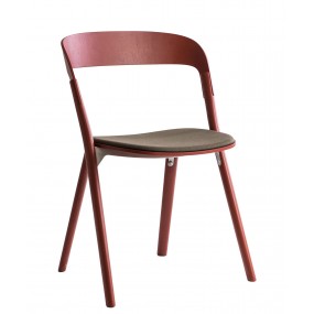 Židle PILA s čalouněným sedákem