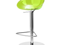 Barová stolička GLISS 970 DS - transparentná zelená - 3
