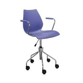 Maui Office Chair with armrests, blue