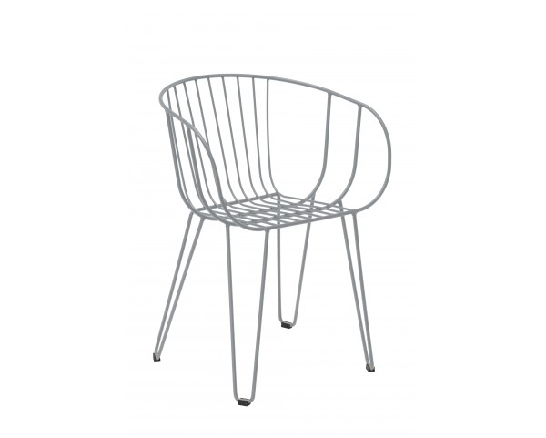 Židle OLIVO - světle šedá