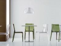 Chair BLITZ 640 DS- transparent green - 2
