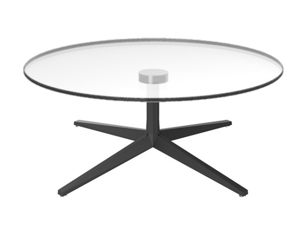 Konferenční kulatý stolek FAZ se skleněnou deskou - různé velikosti