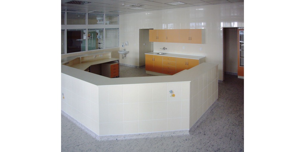 Dětská klinika, nemocnice Č. Budějovice 2009