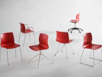Židle SLOT FILL NA - bílá/chrom - 3
