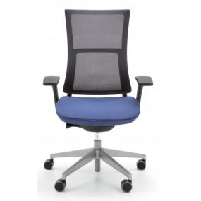 Kancelářská židle VIOLLE 150SFL s nízkým síťovaným opěrákem a Synchro