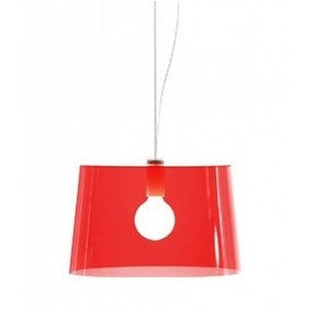 Suspension lamp L001S/B red - SALE - 25% discount