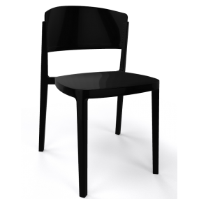 Židle ABUELA černá - VÝPRODEJ