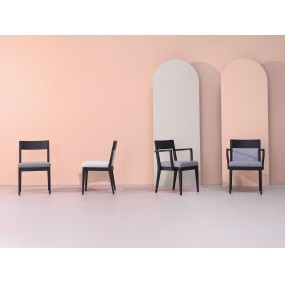 Stohovatelná židle ALOE PSTK STACKABLE s područkami
