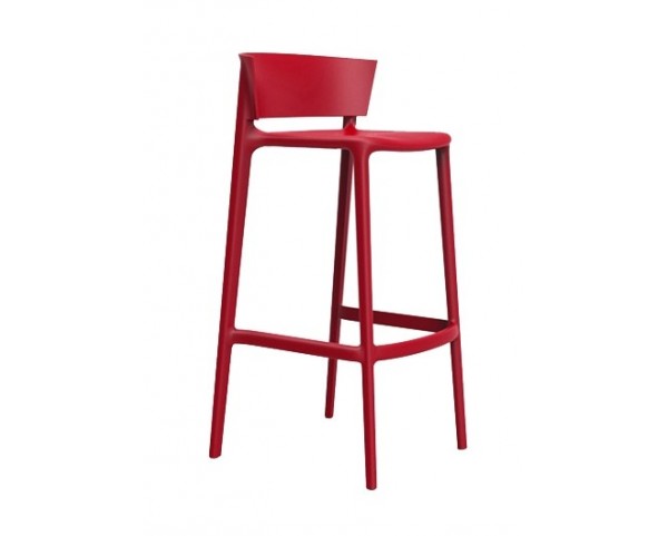 Barová stolička AFRICA - červená