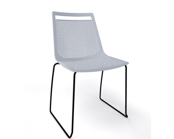 AKAMI S chair, grey/black