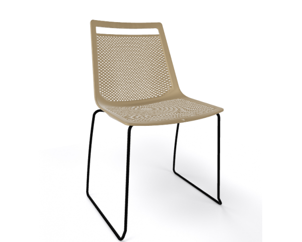Chair AKAMI S, beige/black