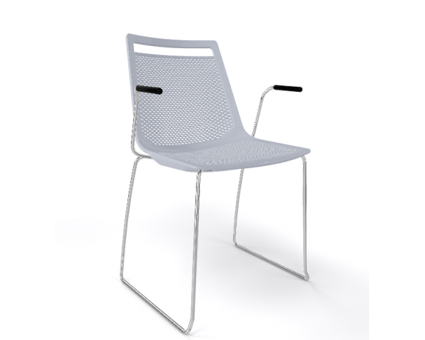 AKAMI SS chair, grey/chrome