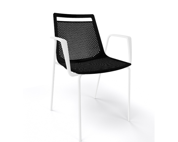 AKAMI TB chair, black/white
