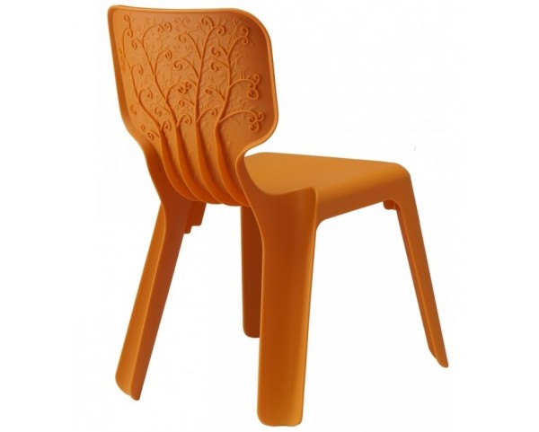 Dětská židle ALMA, oranžová - VÝPRODEJ (SHR)