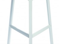 Bar stool STOOL_ONE high - white - 2