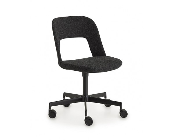 Židle ARCO s kolečky - čalouněná