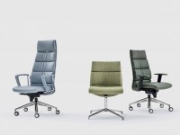 Pracovní židle Trendy First Class s vysokým opěrákem - 2