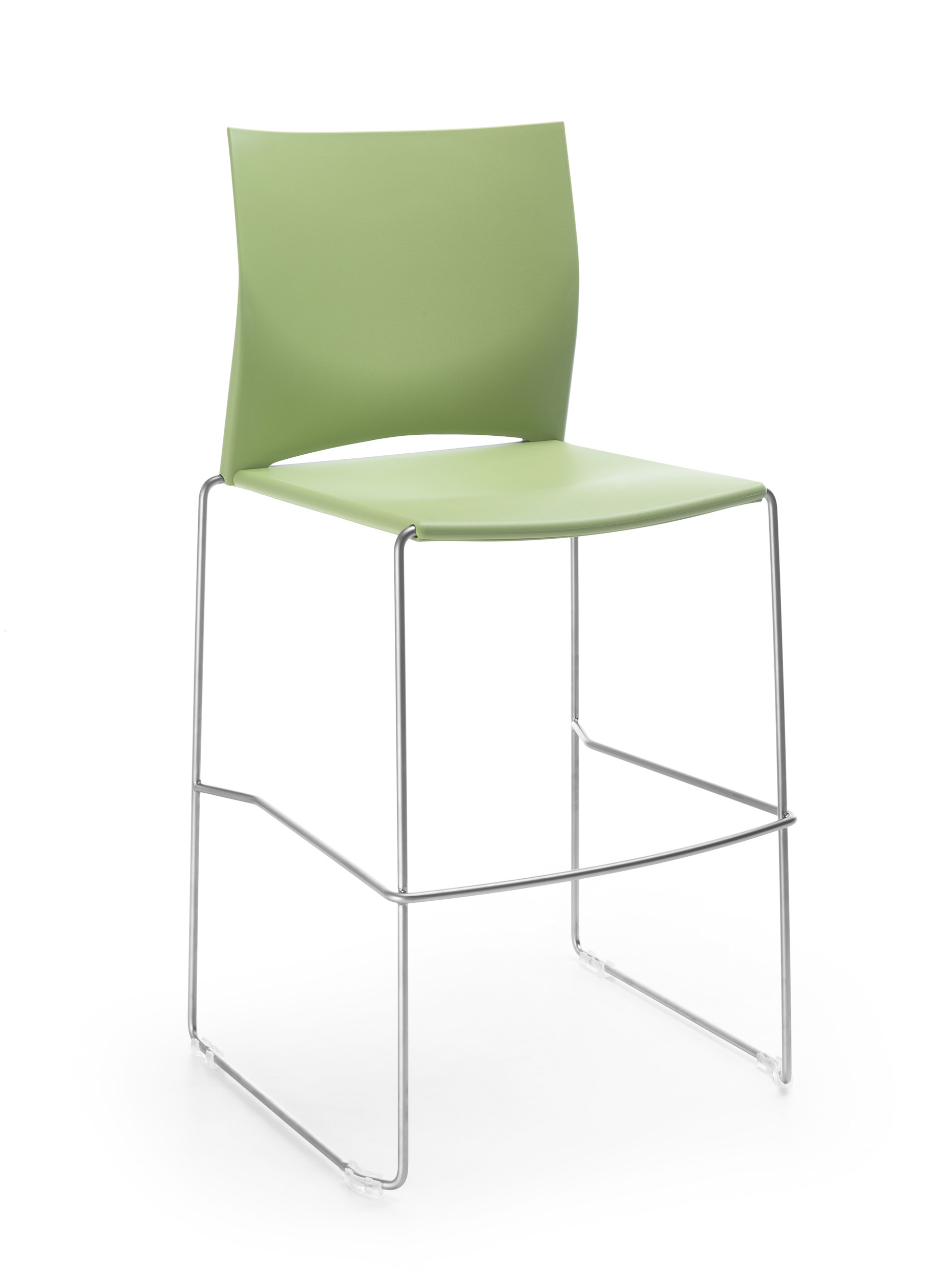 Levně ProfiM - Barová židle ARIZ 550CV plastová s ližinovou podnoží