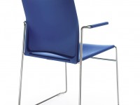 Židle ARIZ 550V 2P s ližinovou podnoží a područkami - 3