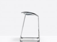 Low bar stool AROD 500 DS - transparent smoke - 3