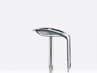 Height adjustable bar stool AROD 570 DS - transparent smoke - 2