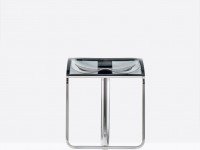 Height adjustable bar stool AROD 570 DS - transparent smoke - 3
