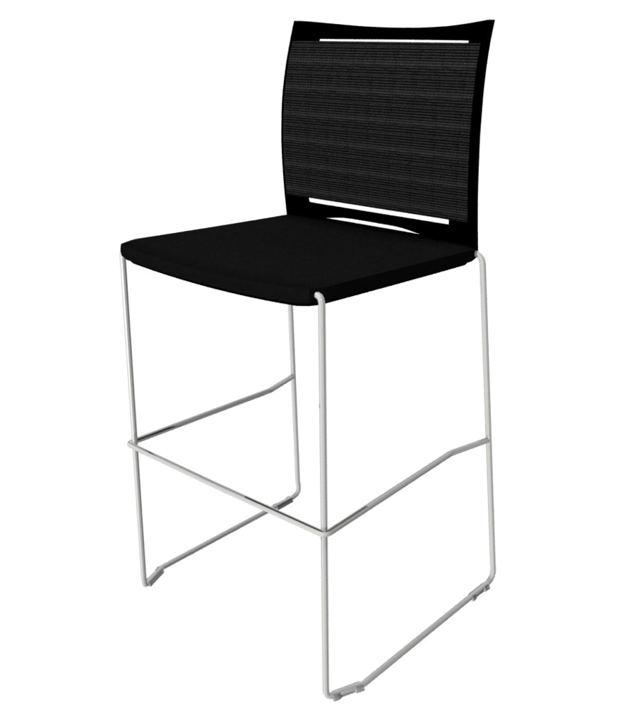 Levně ProfiM - Barová židle ARIZ 555CV se síťovaným opěrákem