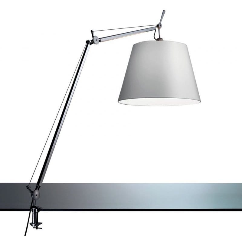 Levně ARTEMIDE - Stolní lampa Tolomeo Mega Tavolo - stříbrná/satén 420 mm