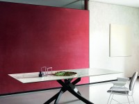 Stôl ARTISTICO mramorový, 200/250x106 cm - 2