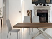 Drevený stôl ARTISTICO, 200/250x106 cm - 3