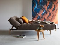 Folding sofa ASLAK - non-removable cover 120-200 - 2