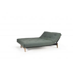 Folding sofa ASLAK 140-200 zelená - non-removable cover