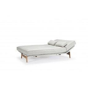 Folding sofa ASLAK 140-200 cream - removable cover