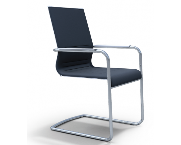 Stohovatelná židle STICK ATK Cantilever s vysokým opěrákem
