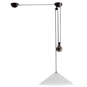 Hanging lamp AGGREGATO SALISCENDI - metallic