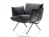 Upholstered armchair OFFICINA - 3