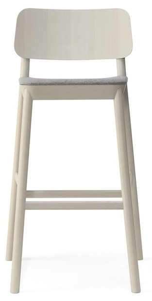 BILLIANI - Barová židle s čalouněným sedákem DRUM 077