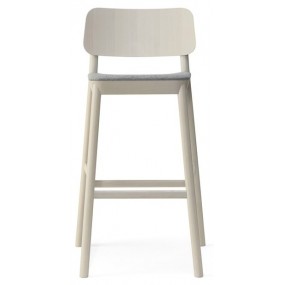 Bar stool with upholstered seat DRUM 077